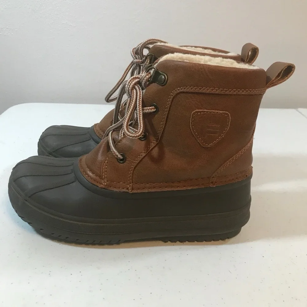 London Fog Warrington Snow  Youth Boys Size 3 M Casual Boots CL30613Y
